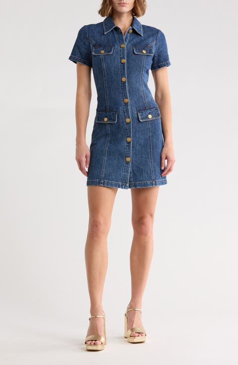 Jamie Denim Mini Shirtdress