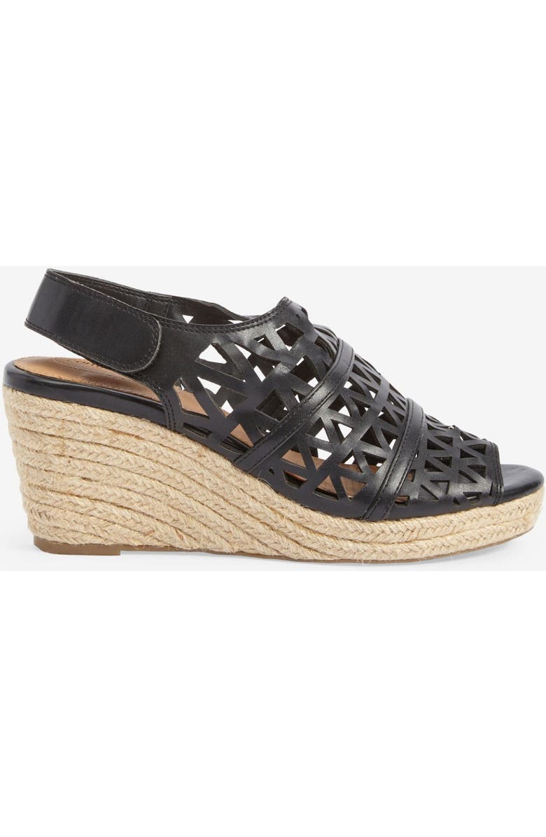 Comfortview The Karen Espadrille, Alternate, color, Black
