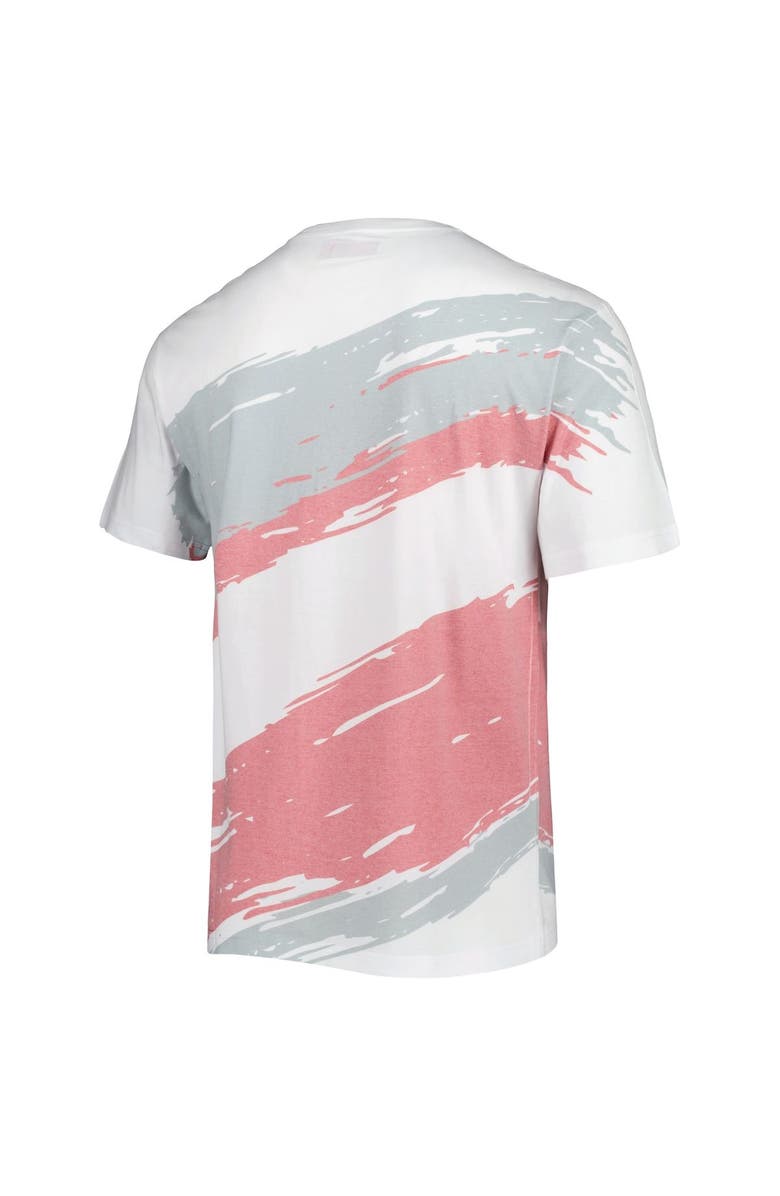 Mitchell & Ness Men's Mitchell & Ness White Morehouse Maroon Tigers Paintbrush Sublimated T-Shirt, Alternate, color, White