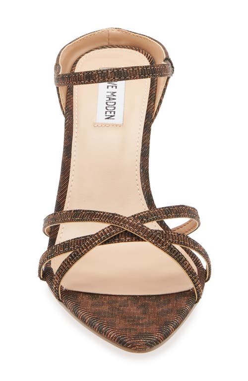 Steve Madden Lexani Strappy Slide Sandal In Leopard