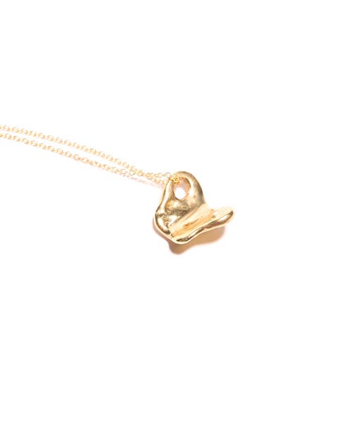 Odette New York Papillon Necklace In Brass