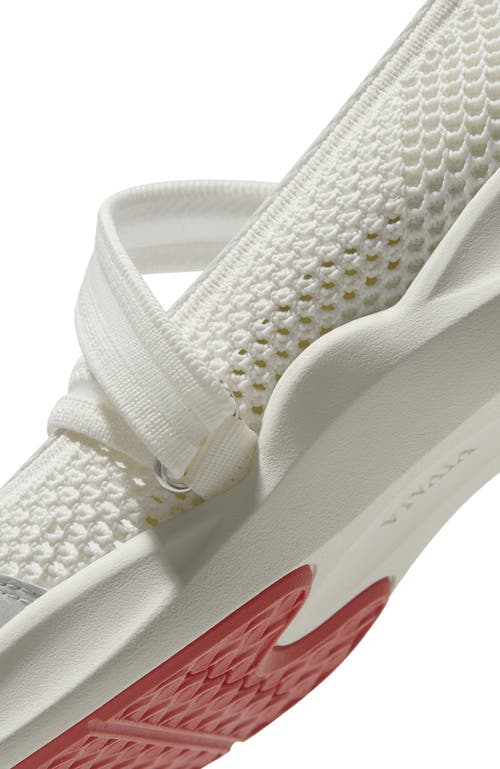 Vivaia Round-toe Mesh Mary-jane Sneaker Flats In Gray