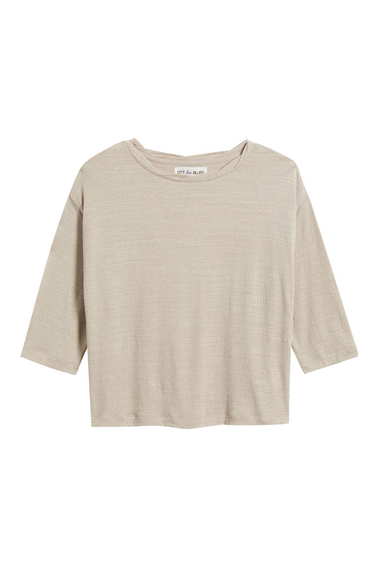 Texture Knit Top, Alternate, color, STONE