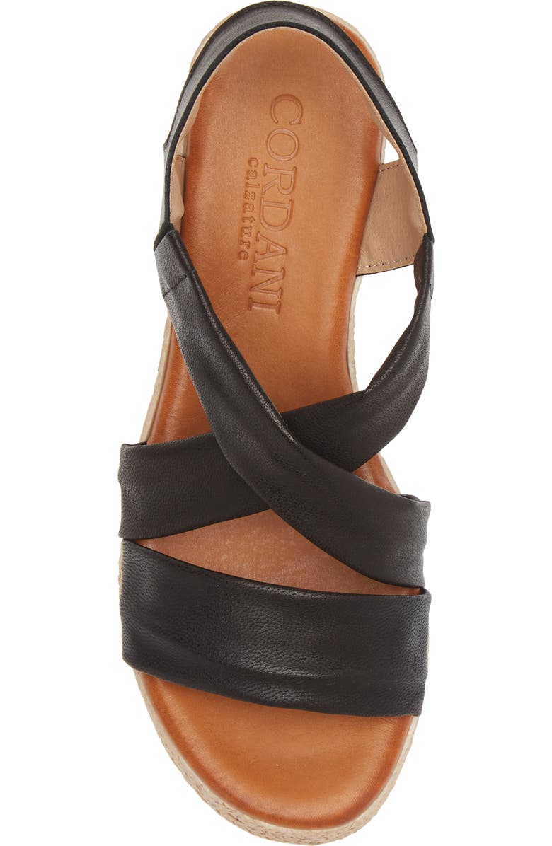 Cordani Brently Espadrille Platform Wedge Sandal, Alternate, color,
