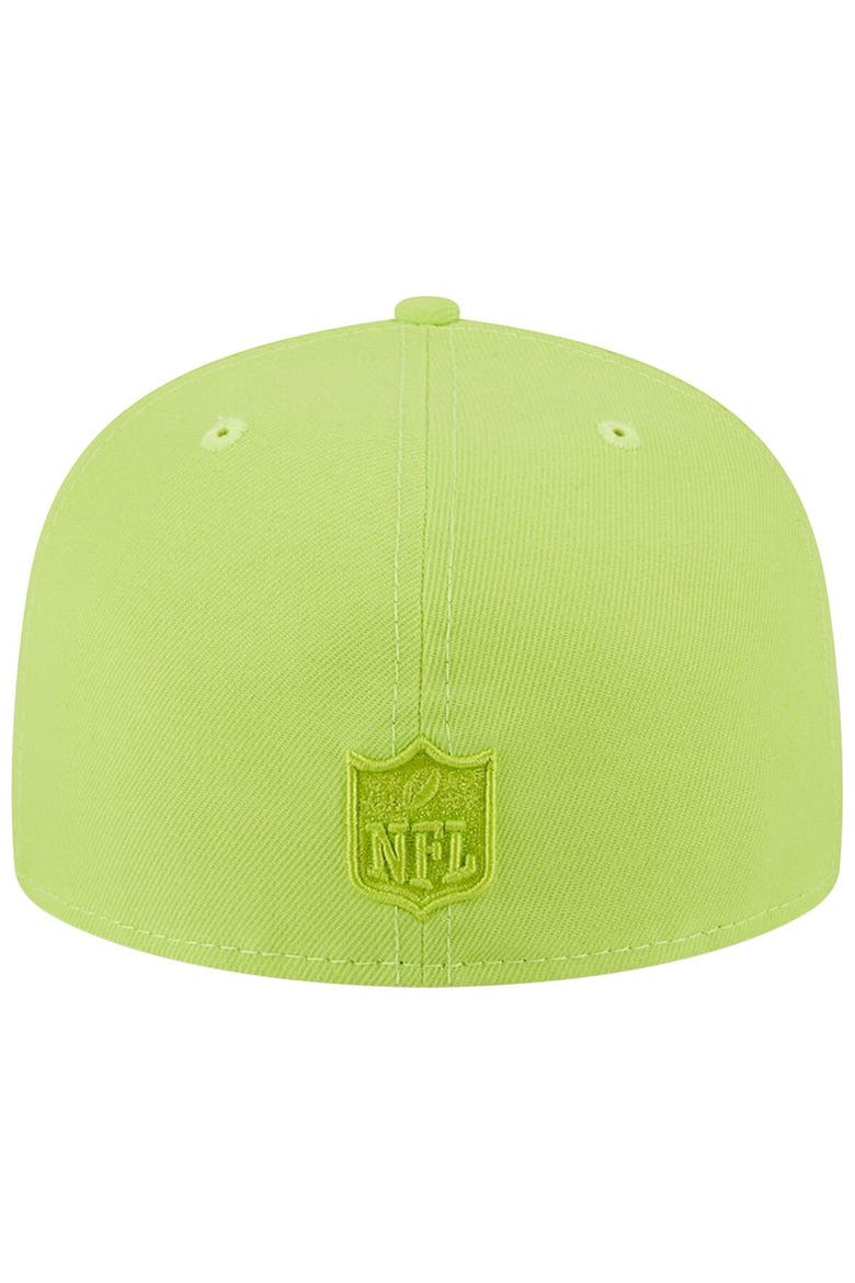 Men's New Era Neon Green Las Vegas Raiders Color Pack Brights 59FIFTY Fitted Hat, Alternate, color, Neon Green