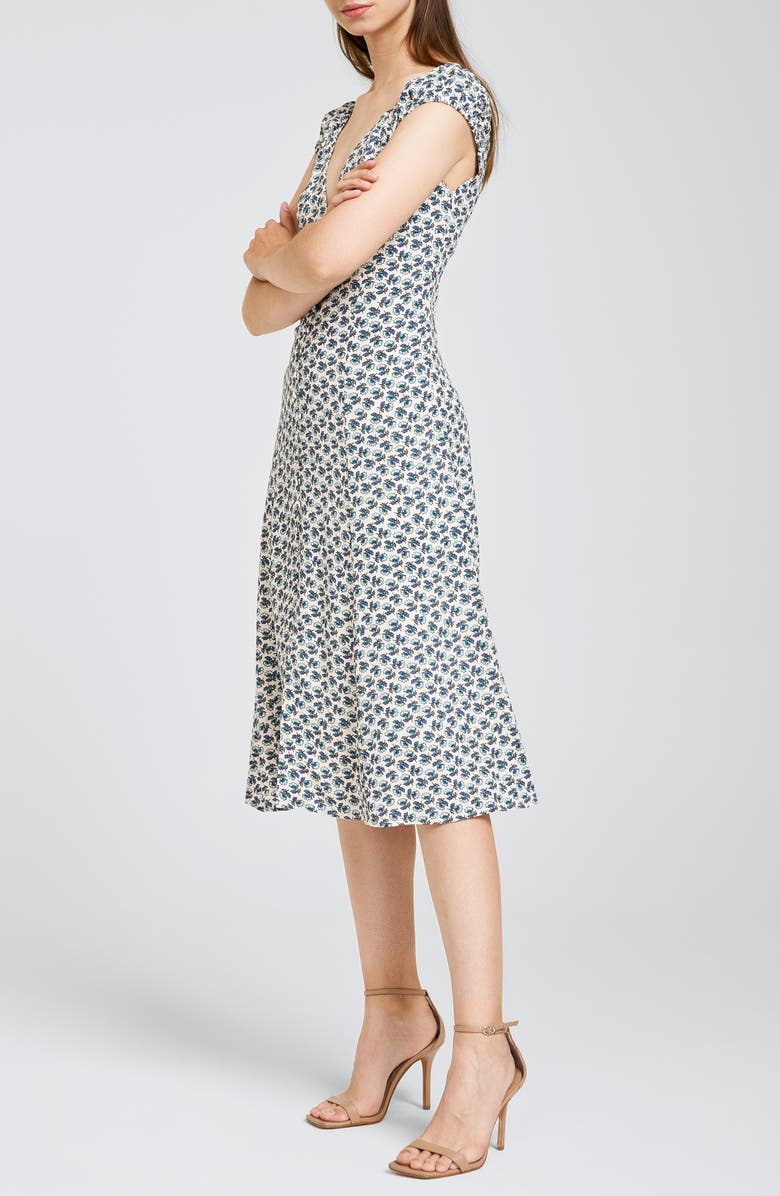 WAYF Laure Fit & Flare Dress, Alternate, color, 