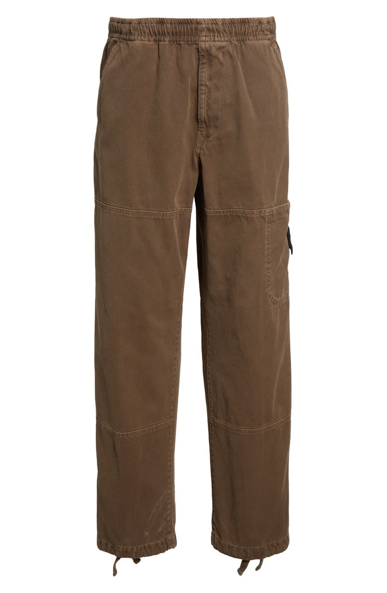 Stone Island Garment Dye Cotton Cargo Pants, Main, color, Umber