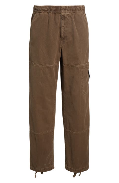 Garment Dye Cotton Cargo Pants