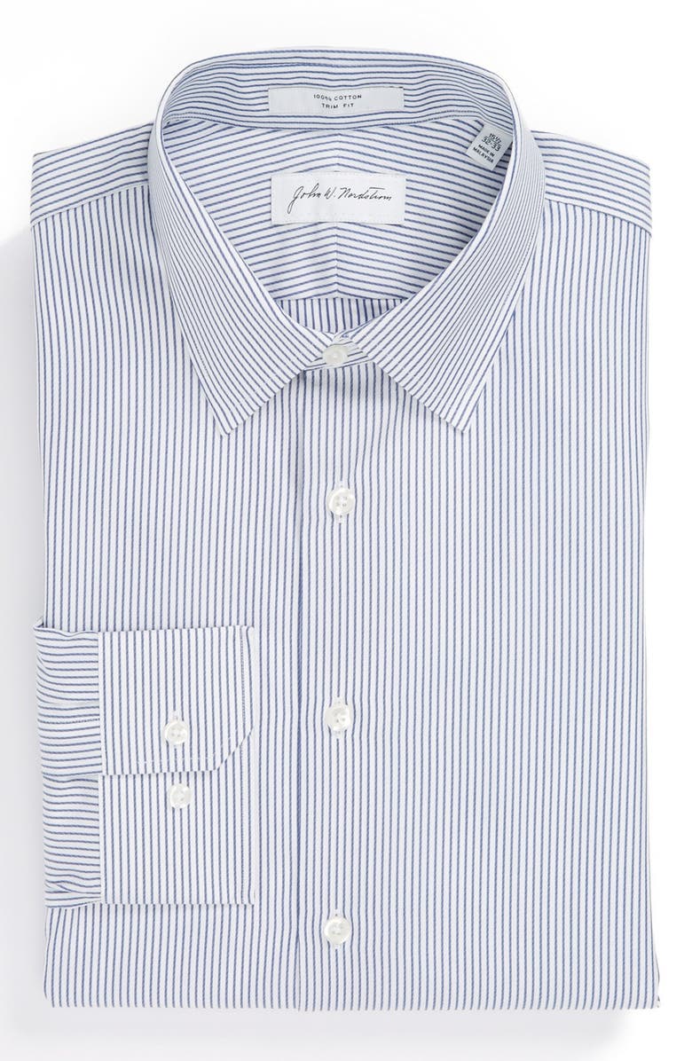 John W. Nordstrom<sup>®</sup> John W. Nordstrom Trim Fit Stripe Dress Shirt, Main, color, 