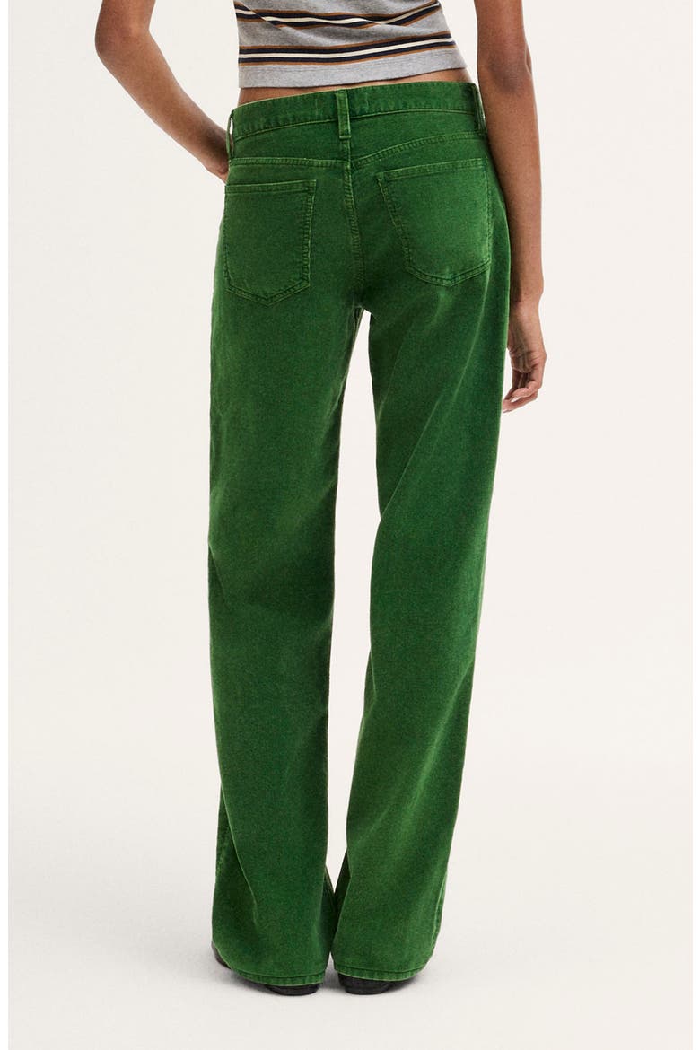 The Low Rise Loose Corduroy Pants, Alternate, color, NOBLE IVY