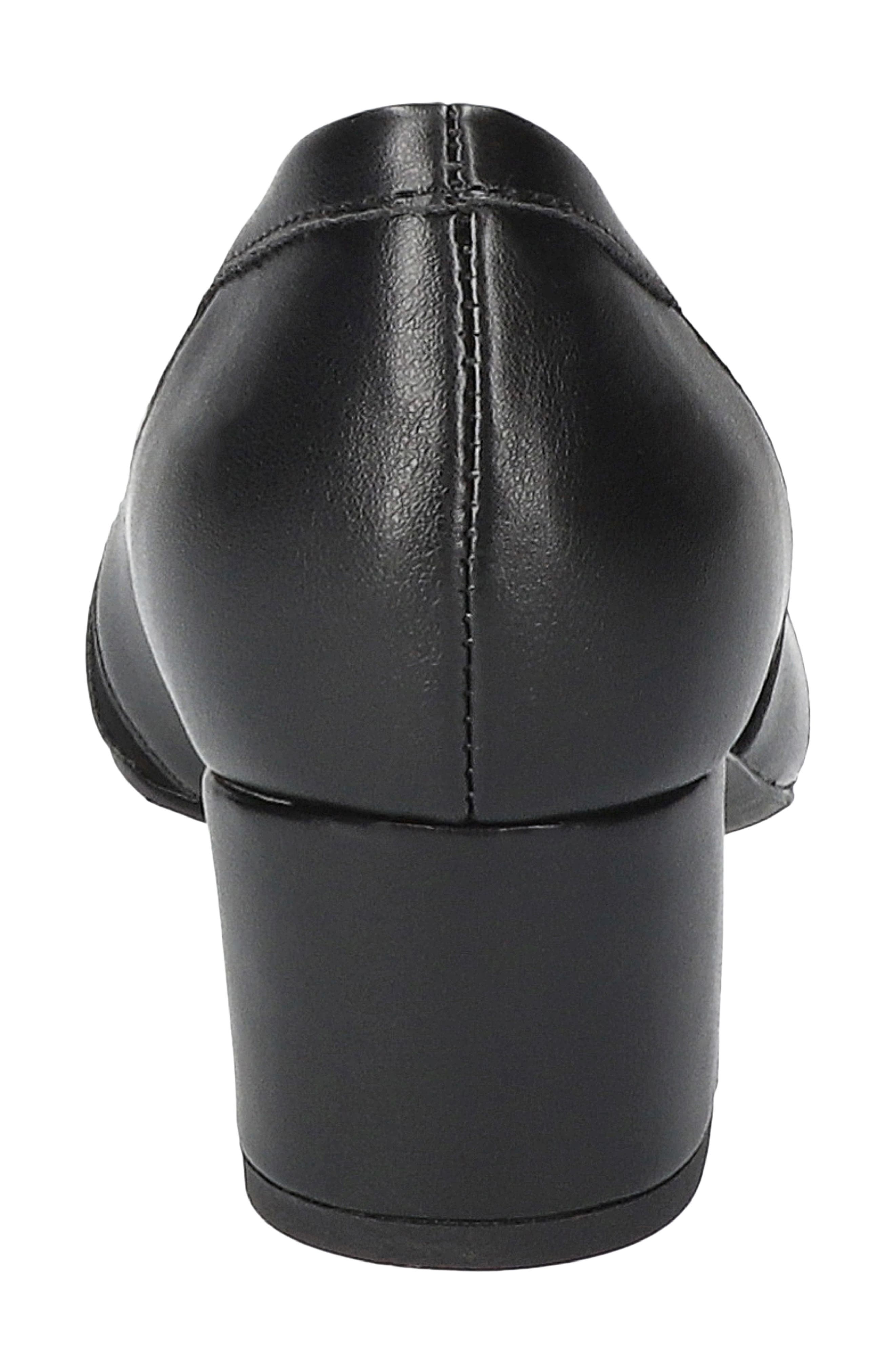 Lizbeth Block Heel Pump, Alternate, color, BLACK LAMY-PATENT