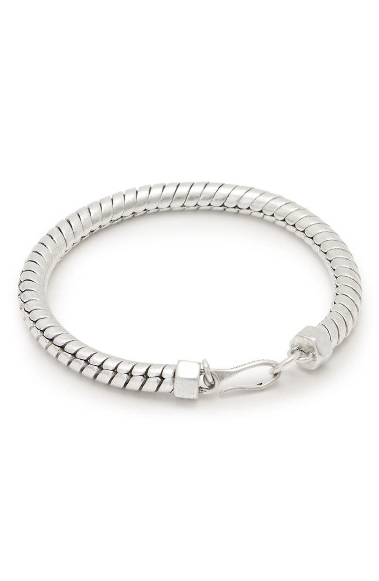 AllSaints Men's Snake Chain Bracelet, Alternate, color,