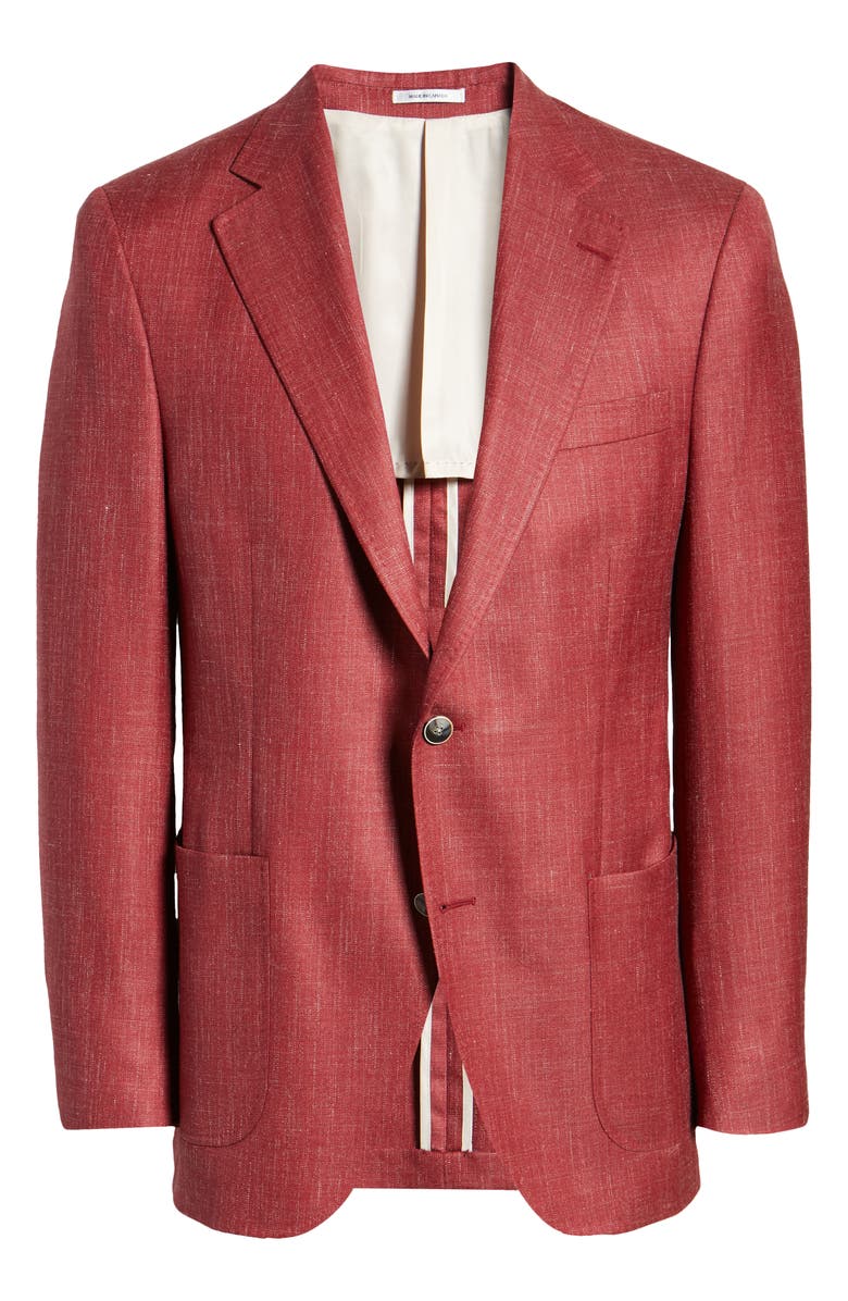 Peter Millar Classic Fit Wool Blend Sport Coat, Alternate, color, 