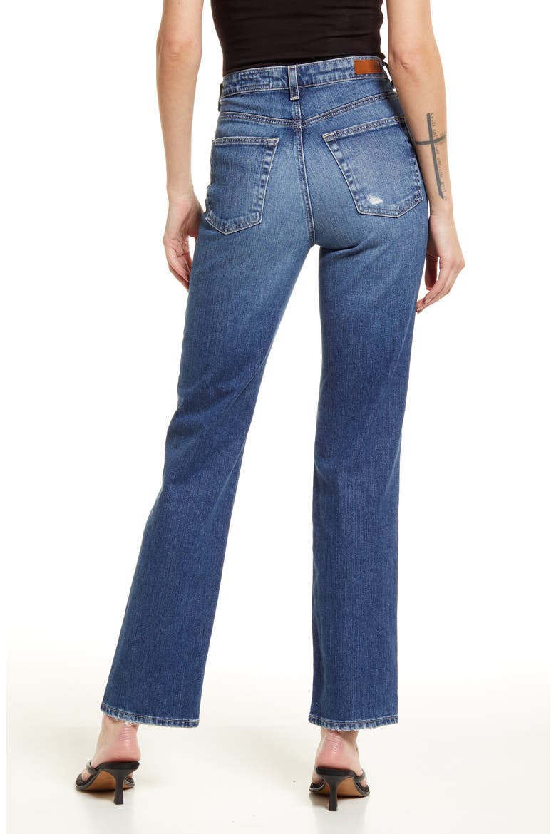 Alexxis High Waist Straight Leg Jeans (Nordstrom Exclusive), Alternate, color, ARABIAN SEA