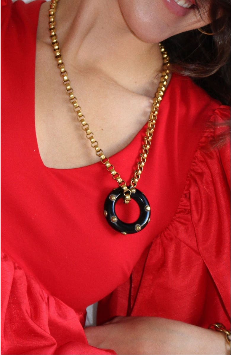 sccollection Riley Necklace, Alternate, color, Black