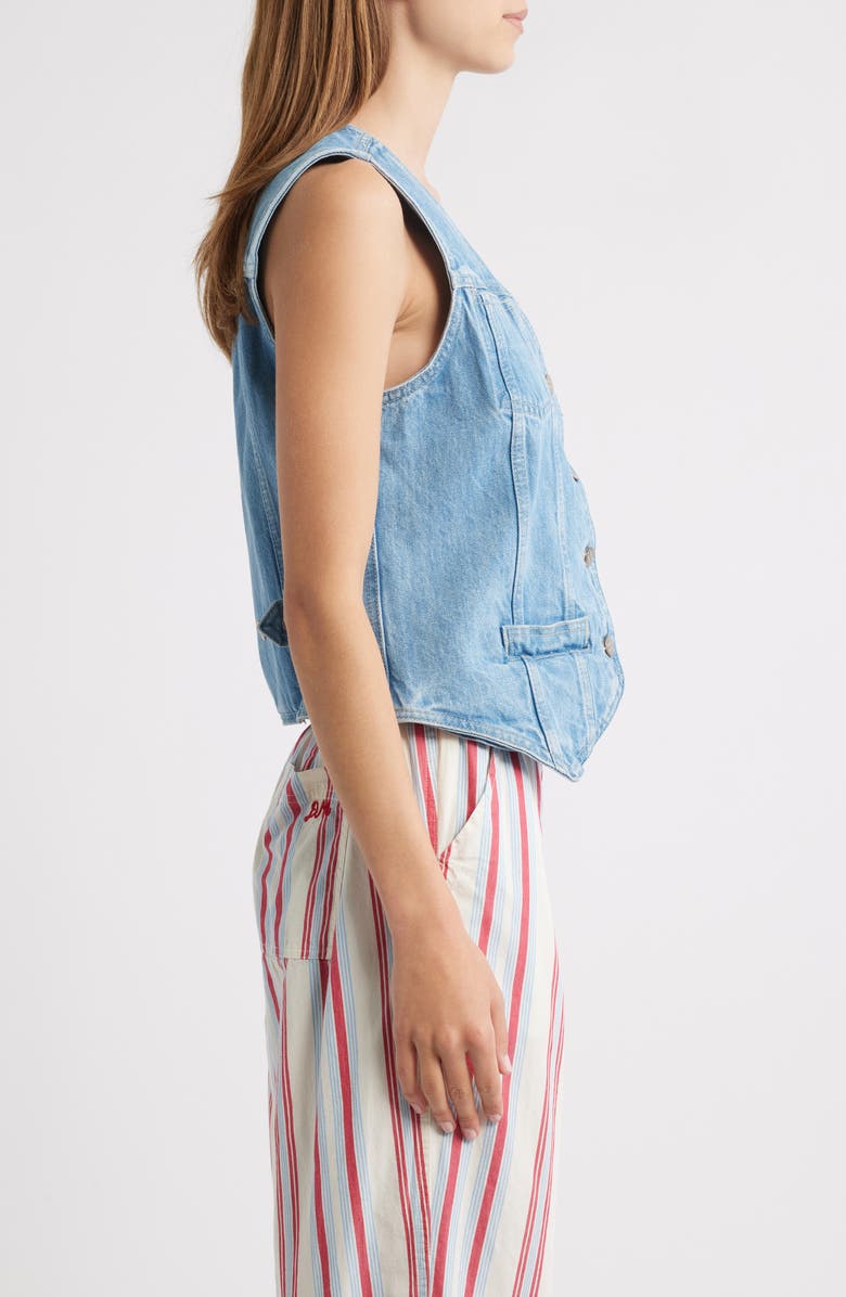 Damson Madder Helly Denim Vest, Alternate, color, Blue