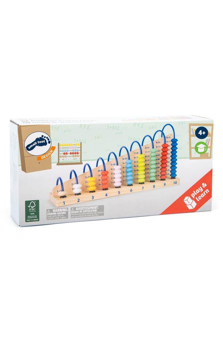 SMALL FOOT Wooden Abacus Educational Toy, Main, color, 