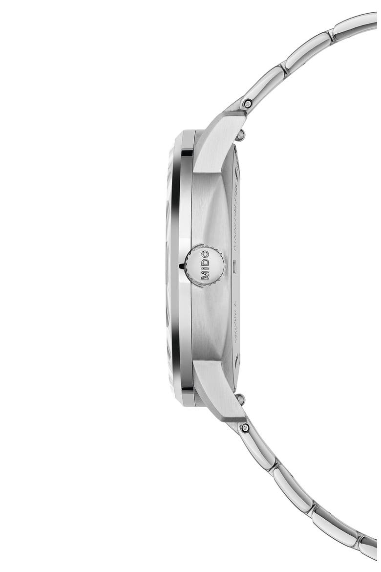 Commander Lady Automatic Bracelet Watch, 35mm, Alternate, color, SILVER