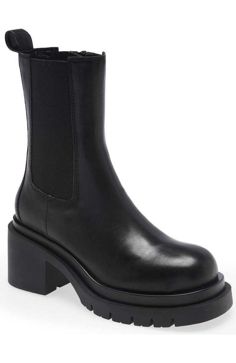 Jeffrey Campbell Looped Platform Chelsea Boot, Main, color,