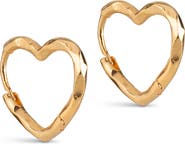 ENAMEL Copenhagen Organic Heart Small Hoops
