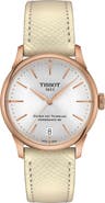 Tissot Chemin des Tourelles Powermatic 80 Leather Strap Watch, 34mm