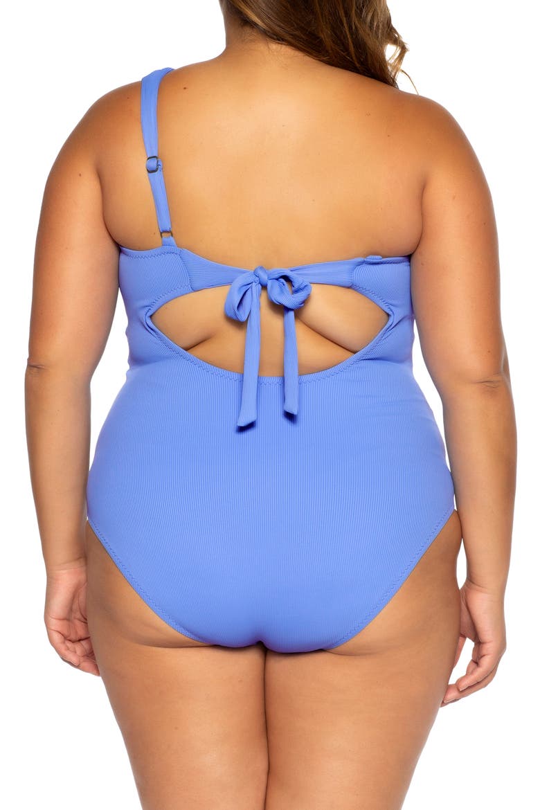 Fine Line One-Piece Swimsuit, Alternate, color, DAWN