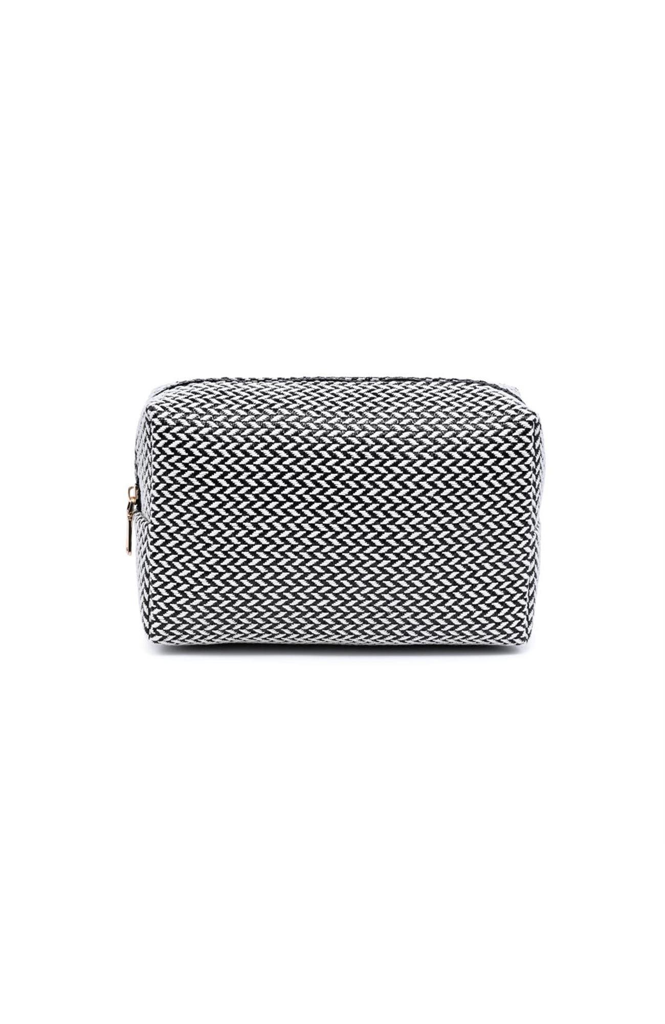 Switchback Cosmetic & Travel Organizer Pouch, Main, color, Black