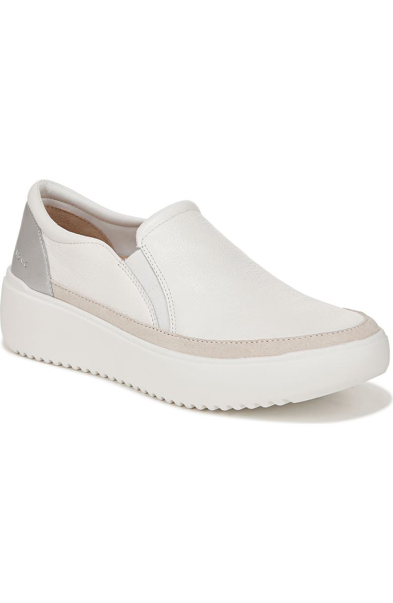 Vionic Kearny Platform Slip-On Sneaker, Main, color, White