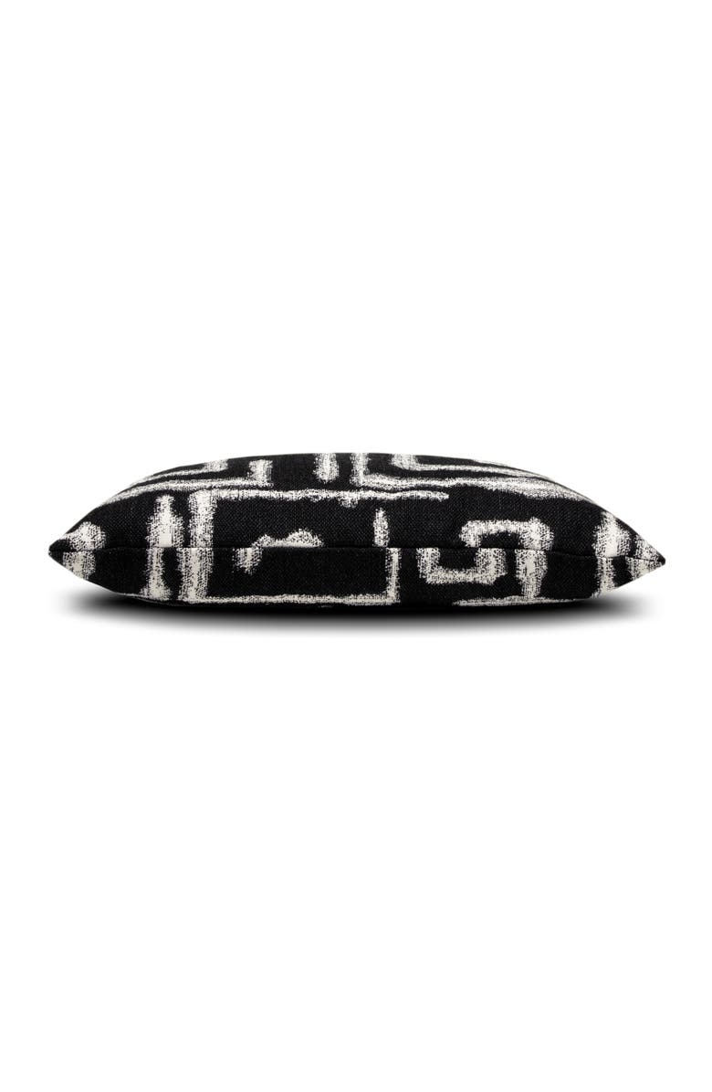 Elaine Smith Kasai Ebony Indoor & Outdoor Woven Accent Pillow, Alternate, color, Ebony