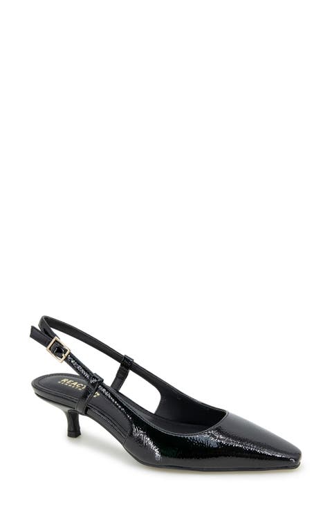 Maggie Kitten Heel Slingback Pump (Women)