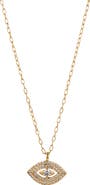 Nadri Daylight Evil Eye Pendant Necklace