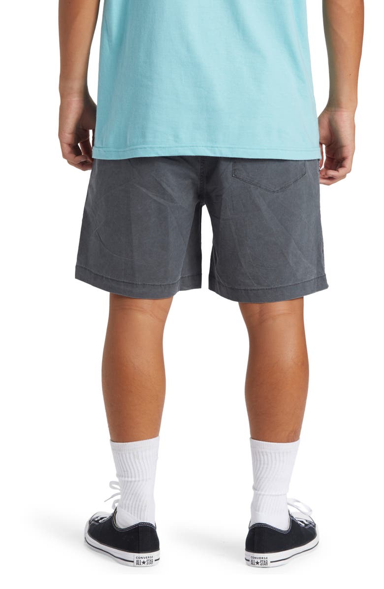 Quiksilver Taxer Stretch Drawstring Shorts, Alternate, color, Black