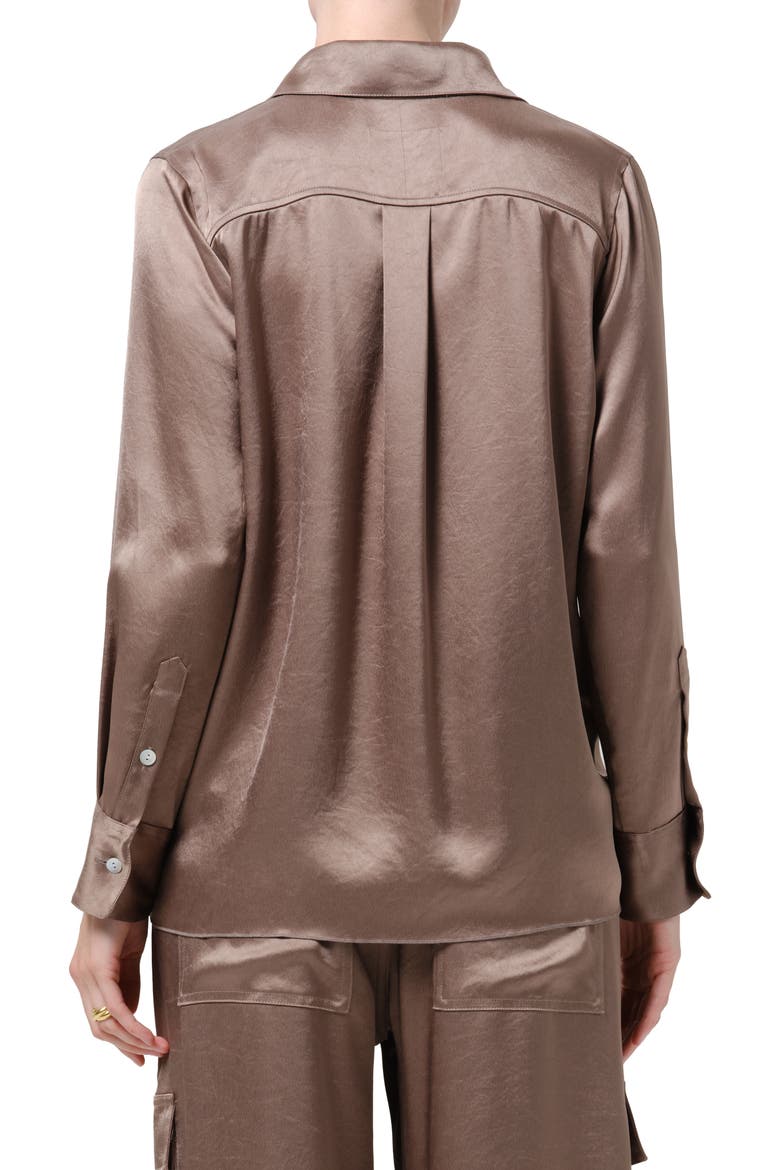 Tullah Shirt, Alternate, color, COCOA MD GREY BROWN