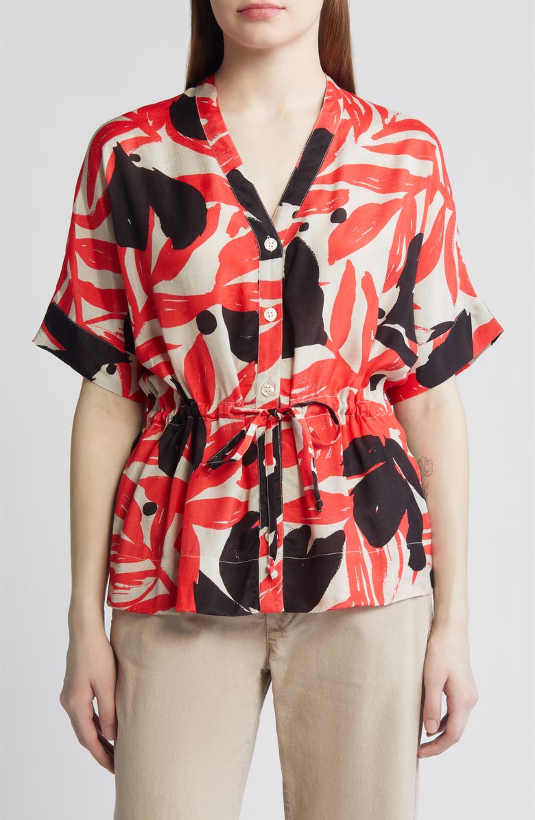 Masai Copenhagen Irekana Button-Up Top, Main, color,