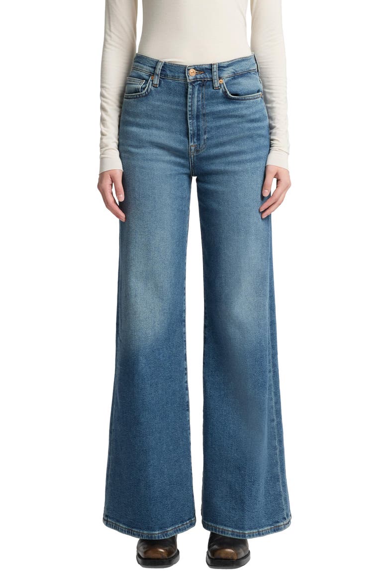 Jo Ultra High Waist Wide Leg Jeans, Main, color, SEA LEVEL