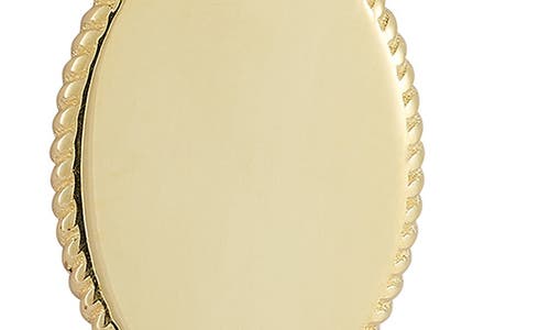 Ember Fine Jewelry 14k Gold Oval Pendant Necklace In Gold