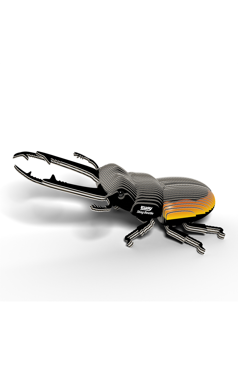 Eugy Puzzles Stag Beetle 3D Puzzle, Alternate, color, NO COLOR