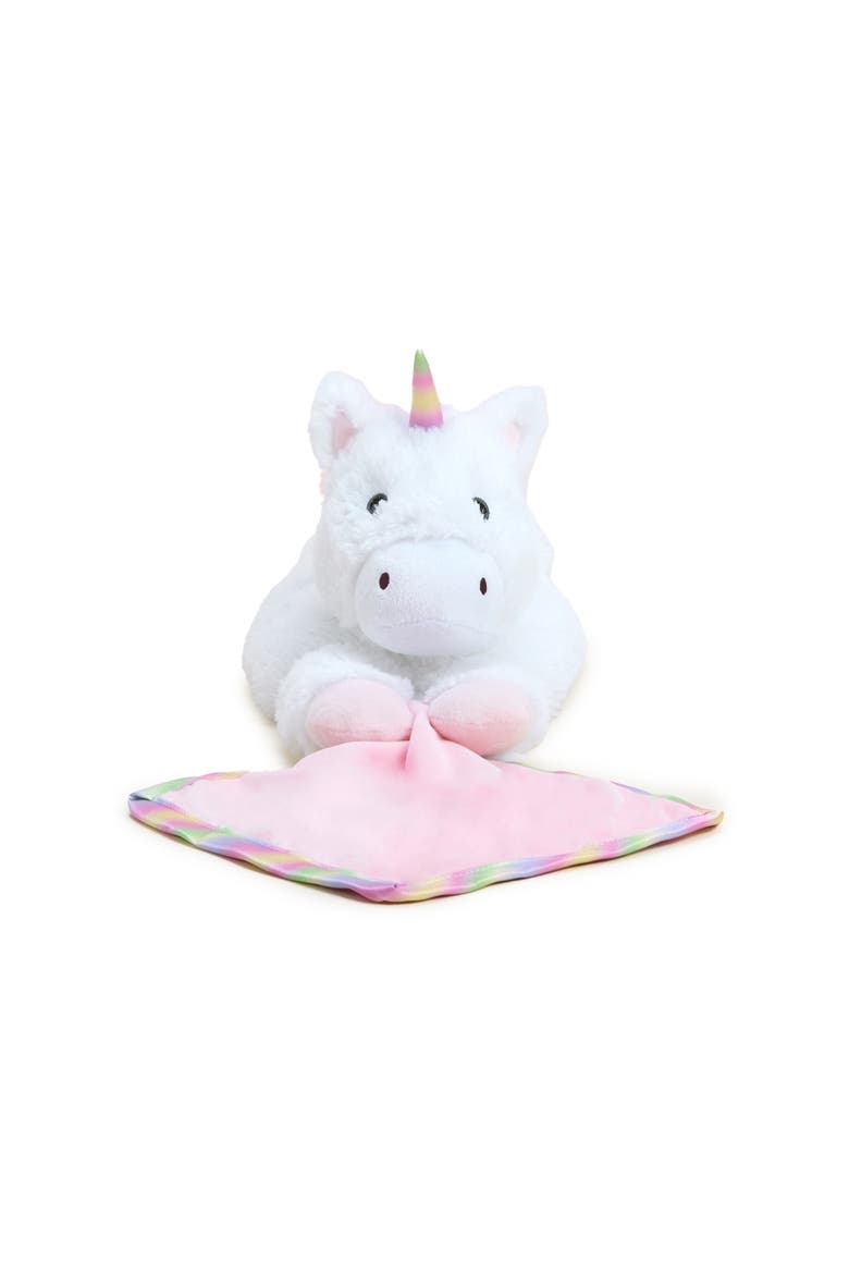 Unicorn Blanket Plush Toy, Alternate, color, Light Pastel Pink