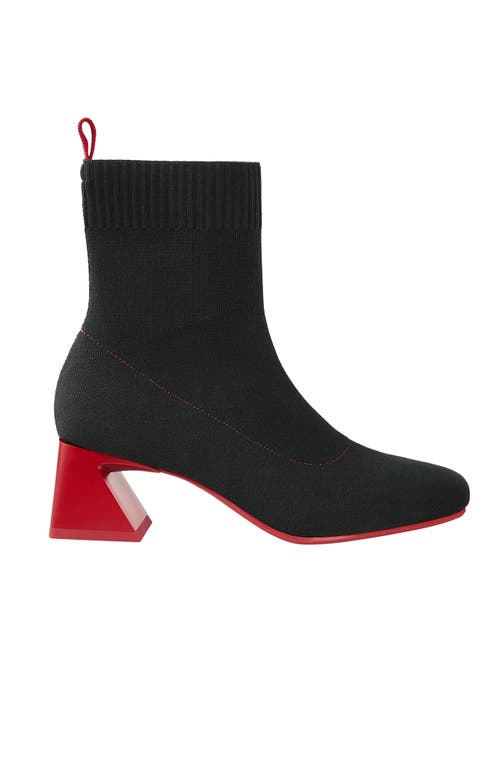 Vivaia Square-toe Water-repellent Heeled Boots In Black