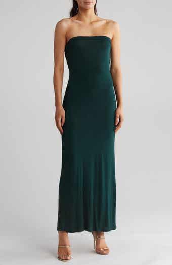 GO COUTURE Strapless Maxi Dress