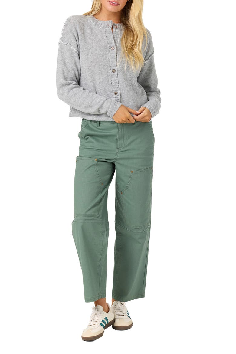 OG Calder Cardigan, Alternate, color, HEATHER ASH