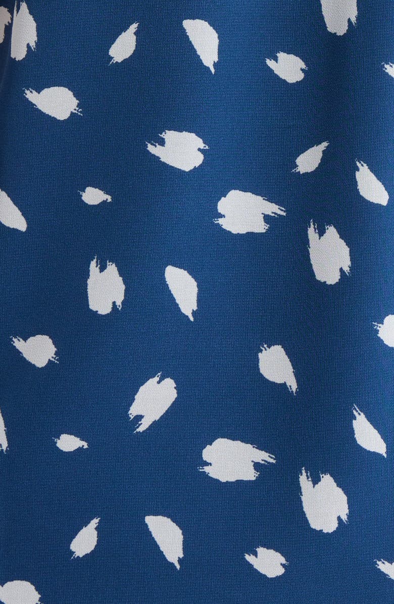 SUGARLIPS Elodie Abstract Print Top, Alternate, color, Navy-Cream