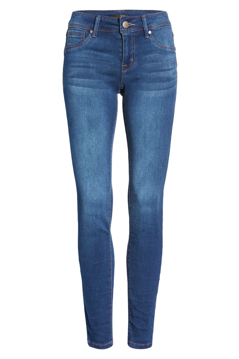 Butter Low Rise Skinny Jeans, Alternate, color, ZIGGY MED WASH