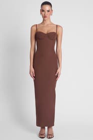 LEAU Belle Bustier Midi Dress