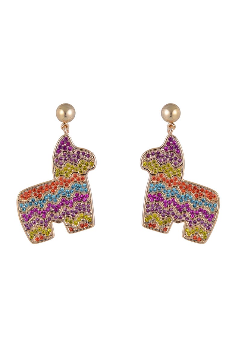 Stone Pinata Earrings, Alternate, color, Multicolored