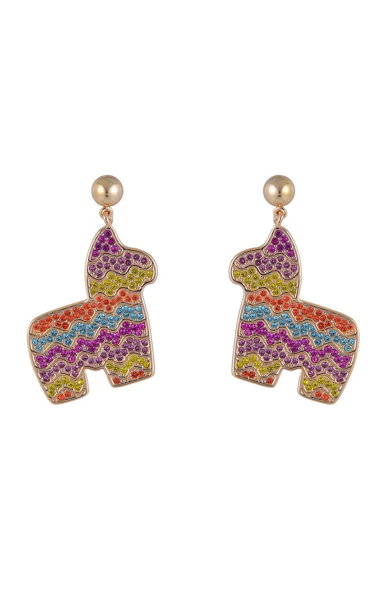 Hallmark Stone Pinata Earrings, Alternate, color, Multicolored
