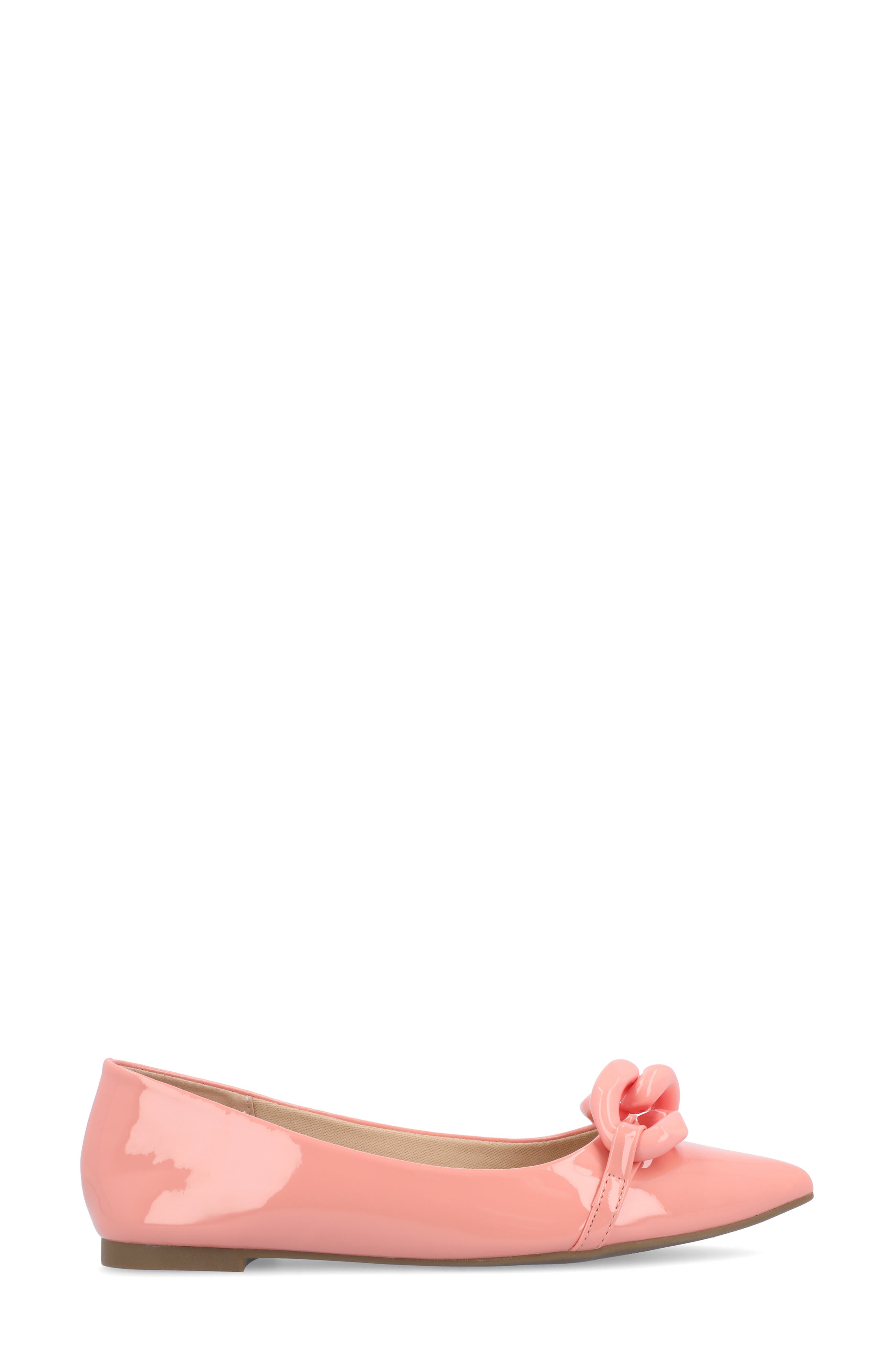 Clareene Pointed Toe Flat, Alternate, color, BLUSH