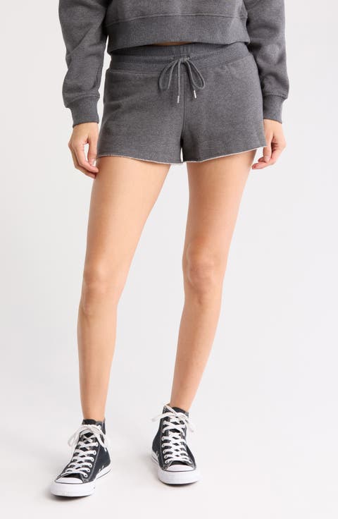 Tie Waist Fleece Shorts