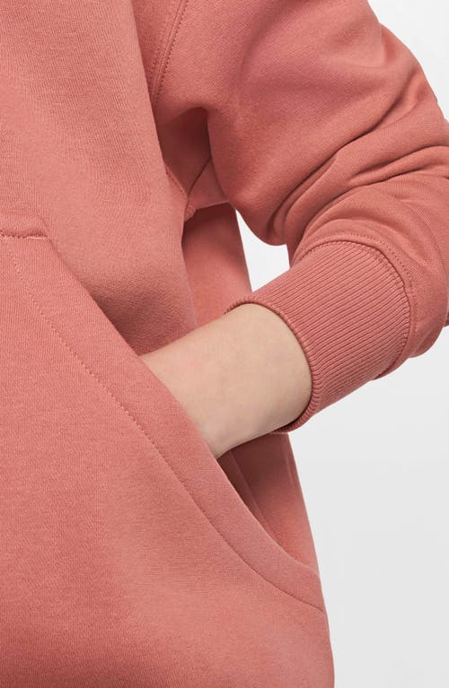 Nike Sportswear Phoenix Oversize Fleece Hoodie In Canyon Pink/sail