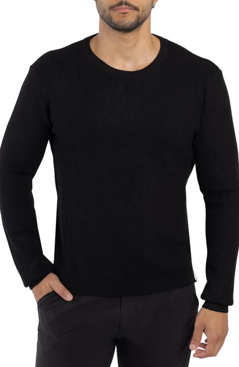 Ribbed Crewneck Sweater
